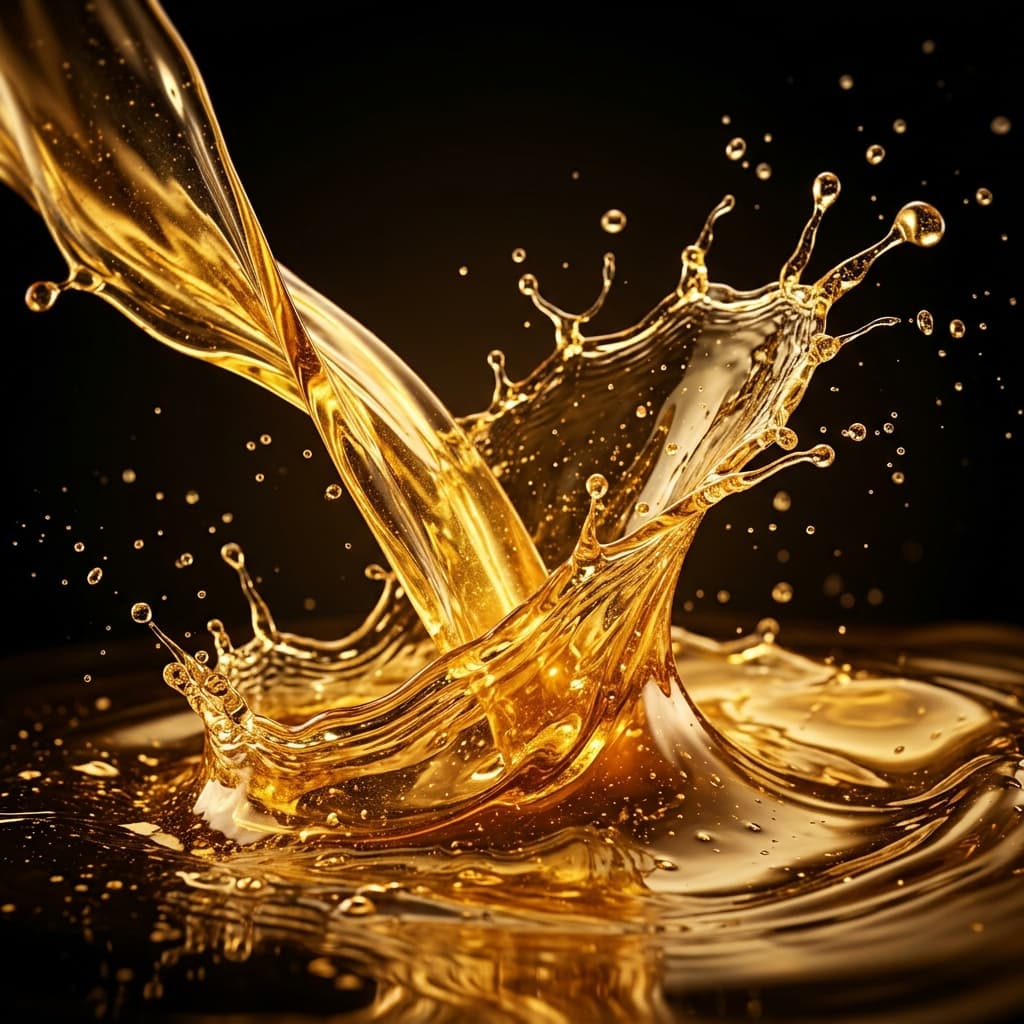 Liquid captured in motion as it meets glass.